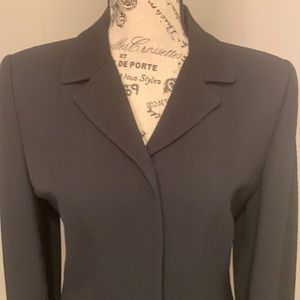 Alba Conde Fitted Blazer Black (Made in Spain) (Size 42 EUR / Size 8 US)
